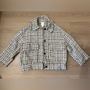 H&M tweed coat